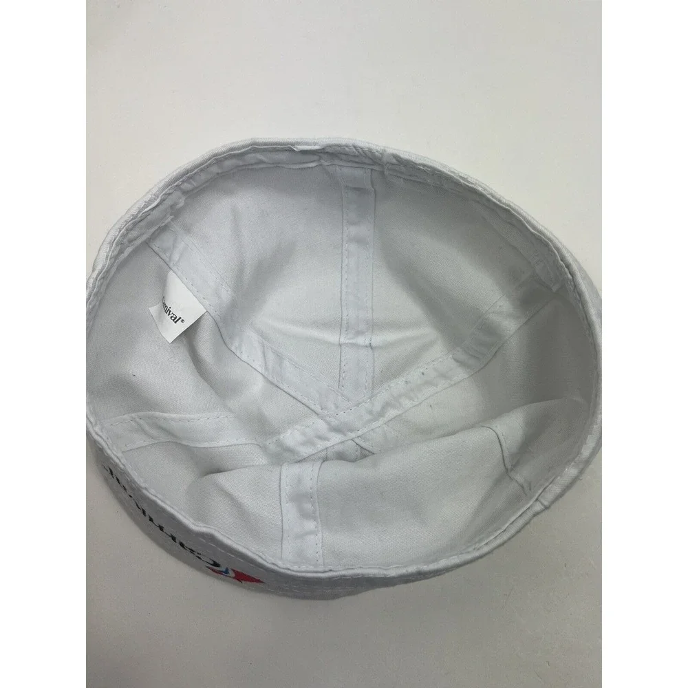 Carnival Cruise Junior 1st Mate Sailors Nautical Cap Hat White Youth Embroidered